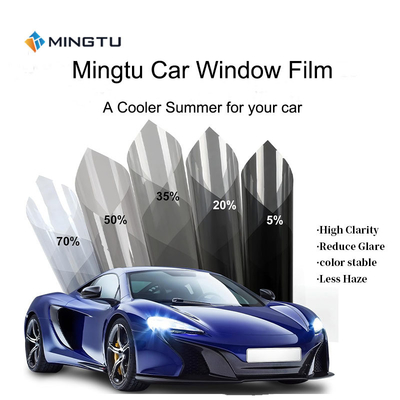 MINGTU UVTIN60 Insulation UV400 Window Solar Tint Film with Single Color Design Style