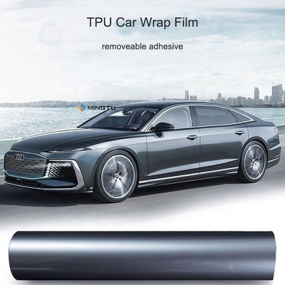 Mingtu OEM ODM 1.52X18m Roll Emerald Green Car Wrap Vinyl Film Fan Club Design Style
