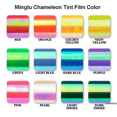Mingtu Chameleon Windshield Tint Film for Car Window Solar Protection 1.52x30m