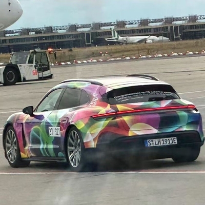 Custom Fan Club Design Multicolor Vinyl Wrap Film Roll for Mingtu Luxury Cars and RVs