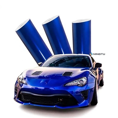 Mingtu 65ft X 5ft Car Satin Metallic Matte Chrome Vinyl Lake Green Wrap Sticker Decal