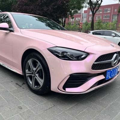 Chrome PVC Color Changing Wrap For Car Automotive Vinyl Wrap Design Style Fan Club