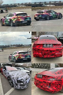 Tpu Film Graphic Wrap for Laundry Pickup and Delivery Service Vehicle Transportation