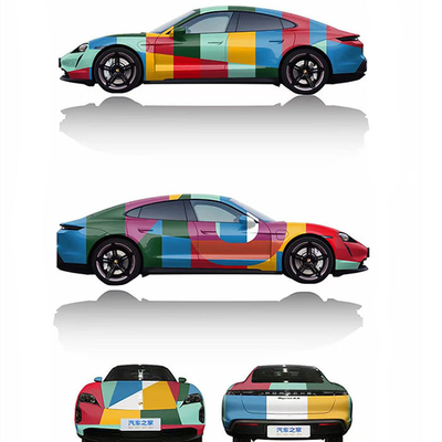 Tpu Film Graphic Wrap for Laundry Pickup and Delivery Service Vehicle Transportation