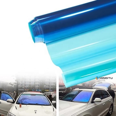 Chameleon Tint 85% VLT Heat Insulation Window Film 1*30M Blue Purple Window Tint Film