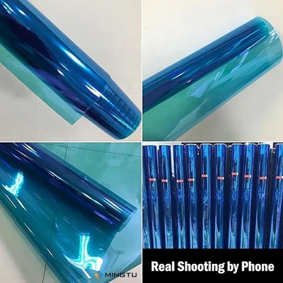 Chameleon Tint 85% VLT Heat Insulation Window Film 1*30M Blue Purple Window Tint Film