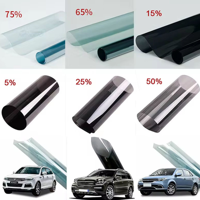PET Reflective 13% Mingtu Solar Tinting Glass Car Window Film for Heat Resistant