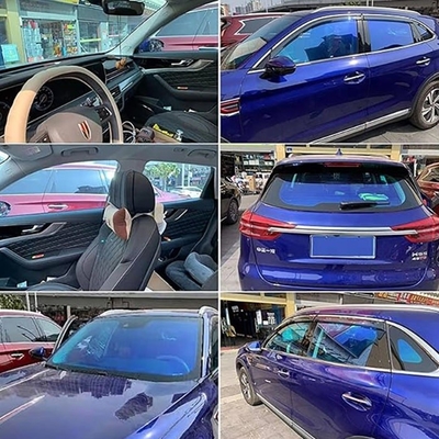 Mingtu Chameleon Heat Insulation Tint Film in Colorful Purple to Blue with IRR 90%