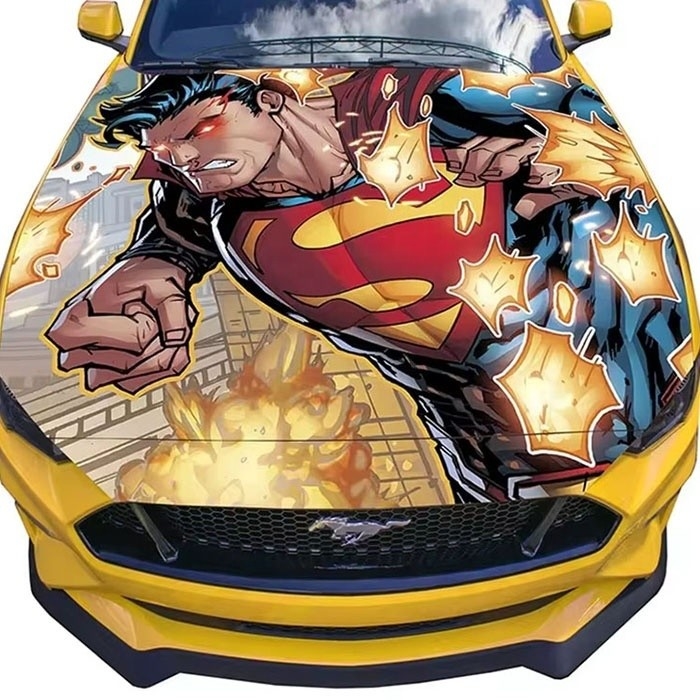 Body Position Multicolor Car Vinyl Wrap for Advertising by Mingtu Custom Printing