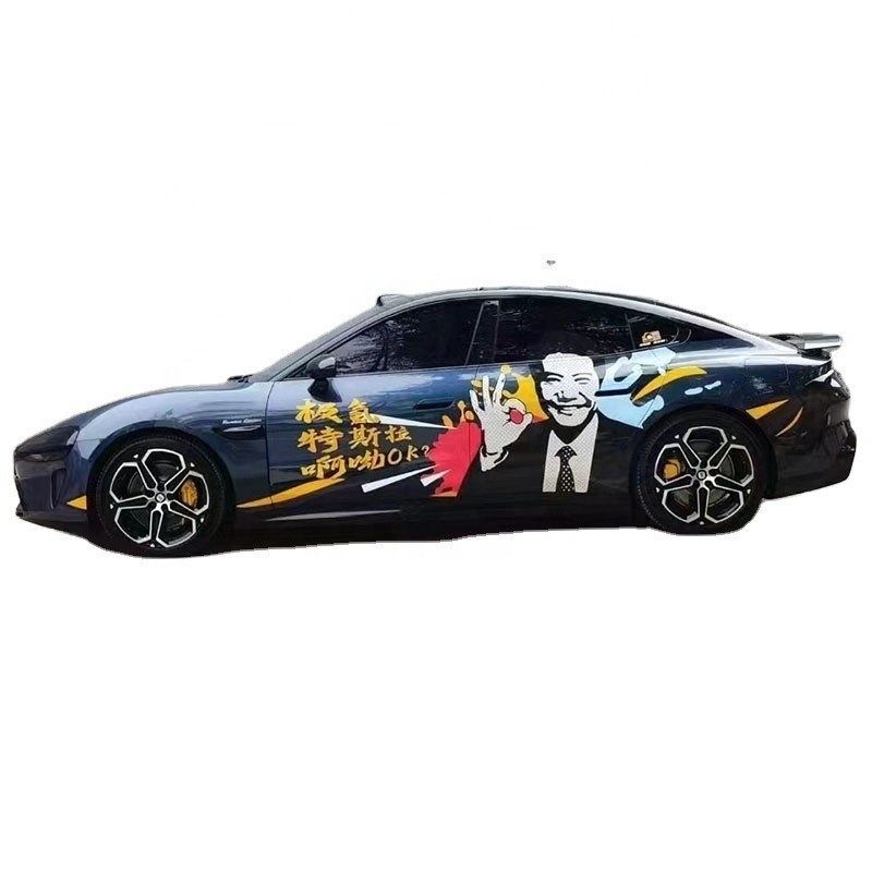 Tpu Film Graphic Wrap for Laundry Pickup and Delivery Service Vehicle Transportation