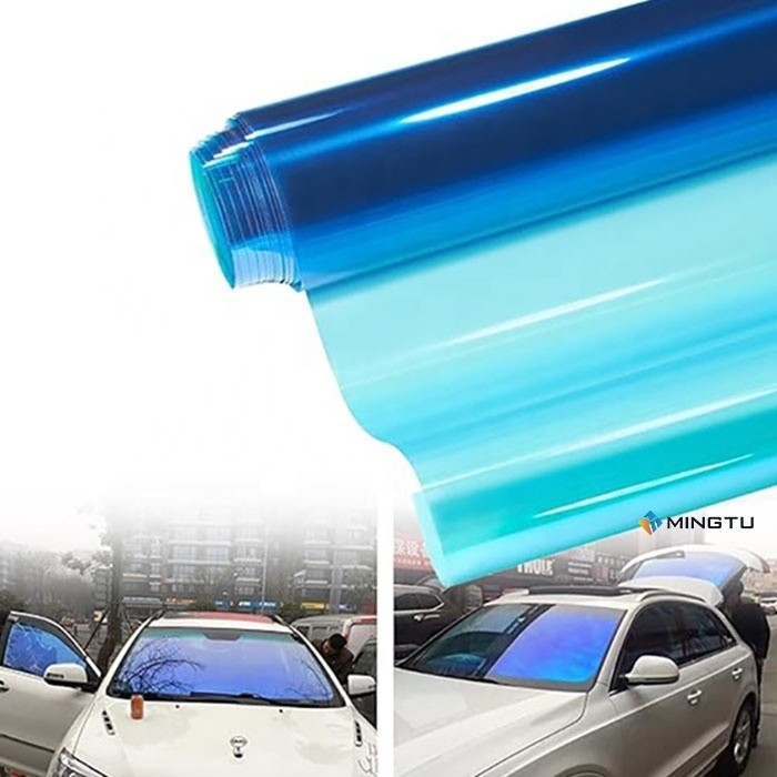 Chameleon Tint 85% VLT Heat Insulation Window Film 1*30M Blue Purple Window Tint Film