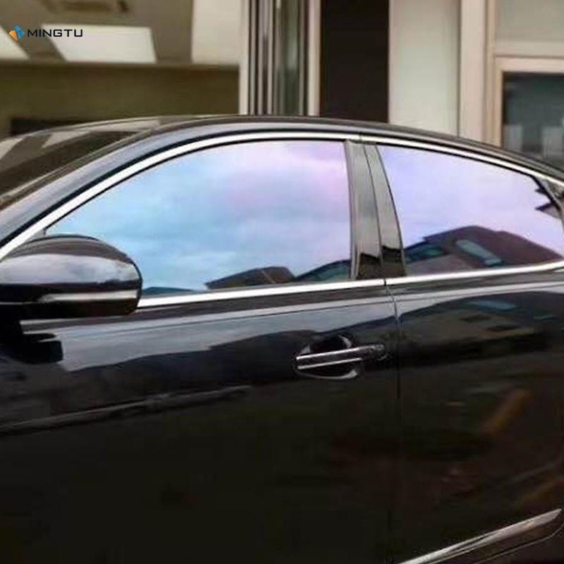 Chameleon Film Blue To Red Color Change Car Window Tint Vlt70% Solar Sticker PET Design Style