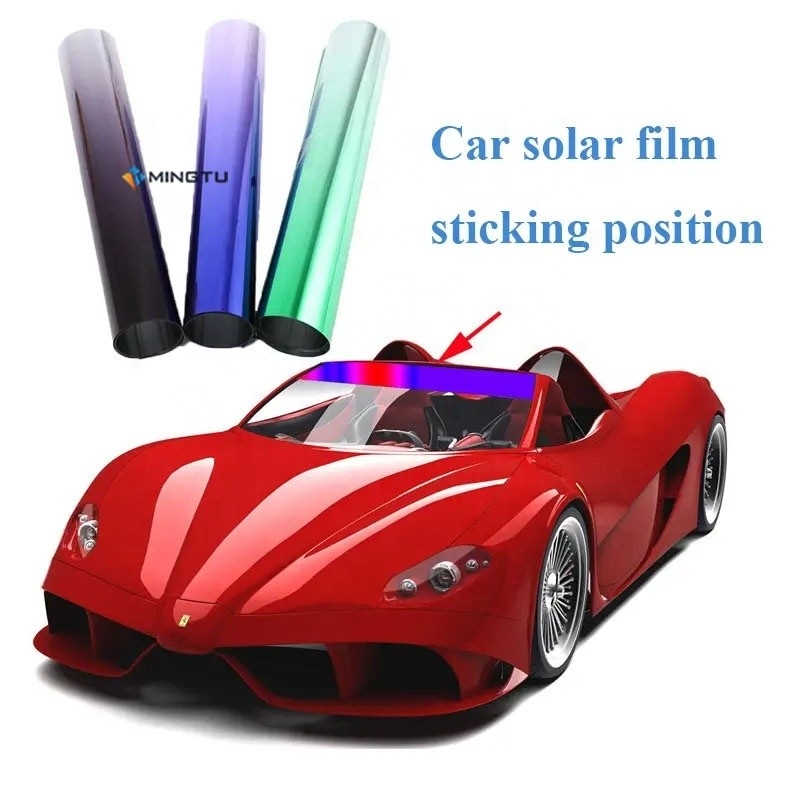PET Reflective 13% Mingtu Solar Tinting Glass Car Window Film for Heat Resistant